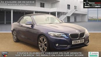 BMW 218 1.5 218i Sport Convertible 2dr Petrol Manual Euro 6 (s/s) (136 p