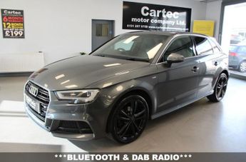 AUDI A3 1.0 TFSI 30 S line Sportback 5dr Petrol S Tronic Euro 6 (s/s) (1