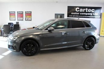 AUDI A3 1.0 TFSI 30 S line Sportback 5dr Petrol S Tronic Euro 6 (s/s) (1