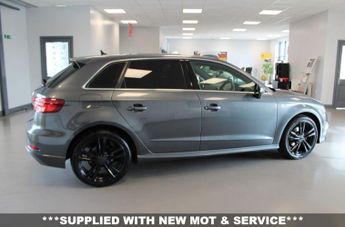 AUDI A3 1.0 TFSI 30 S line Sportback 5dr Petrol S Tronic Euro 6 (s/s) (1