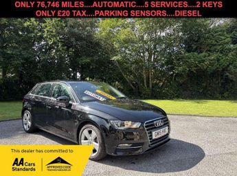 Audi A3 1.6 TDI Sport Sportback 5dr Diesel S Tronic Euro 6 (s/s) (110 ps