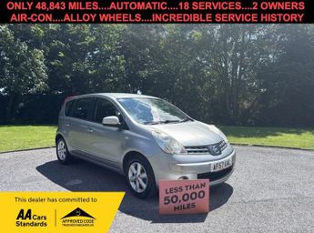 Nissan Note 1.6 16V Acenta Hatchback 5dr Petrol Auto Euro 4 (110 ps)