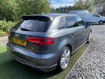 AUDI A3 2.0 TDI S line Sportback 5dr Diesel S Tronic Euro 6 (s/s) (150 p