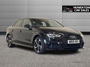 Audi A3 1.5 TFSI CoD 35 Black Edition Saloon 4dr Petrol S Tronic Euro 6 