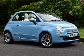 Fiat 500 1.2 Lounge Convertible 2dr Petrol Manual Euro 5 (69 bhp)