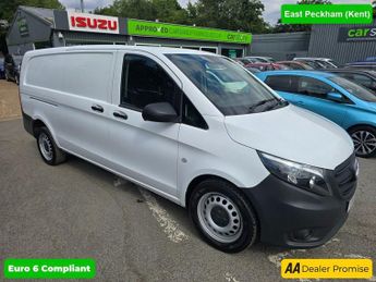 Mercedes Vito 2.0 116 CDI Progressive XLWB Panel Van in white with 49,000 mile