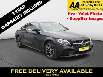 MERCEDES-BENZ C-CLASS 2.0 C220d AMG Line Coupe 2dr Diesel G-Tronic+ Euro 6 (s/s) (194 