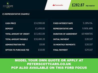 FORD FOCUS 1.0T EcoBoost ST-Line Hatchback 5dr Petrol Manual Euro 6 (s/s) (