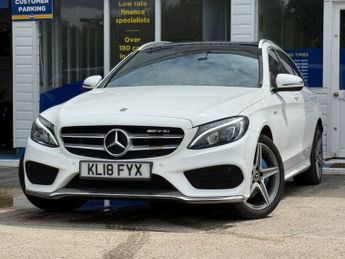 MERCEDES-BENZ C-CLASS 2.0 C200 AMG Line (Premium) Estate 5dr Petrol G-Tronic+ 4MATIC E