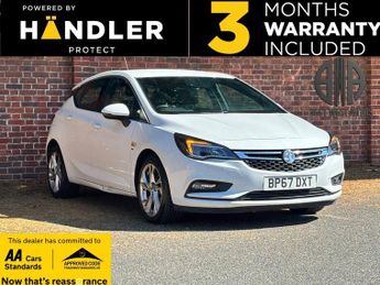 Vauxhall Astra 1.4i Turbo SRi Hatchback 5dr Petrol Manual Euro 6 (150 ps)