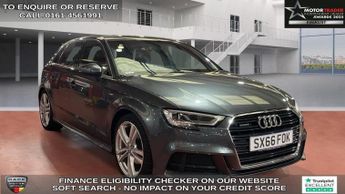 Audi A3 2.0 TDI S line Sportback 5dr Diesel Manual quattro Euro 6 (s/s) 