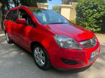 Vauxhall Zafira 1.6 16V Design MPV 5dr Petrol Manual Euro 5 (SNav) (115 ps)