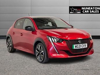 Peugeot 208 50kWh GT Premium Hatchback 5dr Electric Auto (136 ps)