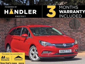 Vauxhall Astra 1.4i Turbo SRi Sports Tourer 5dr Petrol Auto Euro 6 (s/s) (150 p