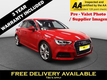 AUDI A3 1.5 TFSI CoD 35 S line Sportback 5dr Petrol S Tronic Euro 6 (s/s