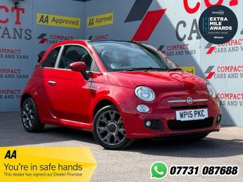 Fiat 500 1.2 S Convertible 2dr Petrol Manual Euro 6 (s/s) (69 bhp)