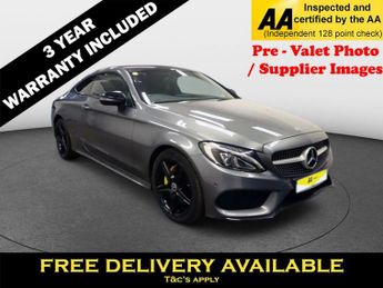 MERCEDES-BENZ C-CLASS 2.1 C220d AMG Line Coupe 2dr Diesel G-Tronic+ Euro 6 (s/s) (170 