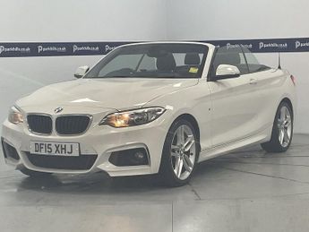 BMW 2 SERIES 2.0 220d M Sport Convertible 2dr Diesel Auto Euro 6 (s/s) (190 p