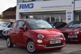 Fiat 500 1.2 Lounge Hatchback 3dr Petrol Manual Euro 6 (s/s) (69 bhp) &po