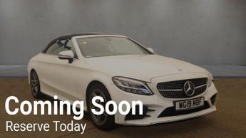 Mercedes C Class 1.5 C200 MHEV AMG Line Cabriolet 2dr Petrol G-Tronic+ Euro 6 (s/