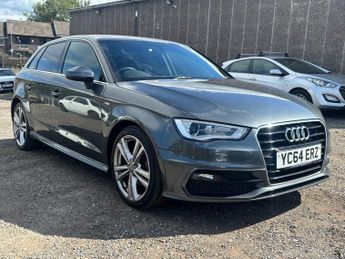 Audi A3 1.4 TFSI S line Sportback 5 Door Petrol Manual Grey Euro 6 Low T