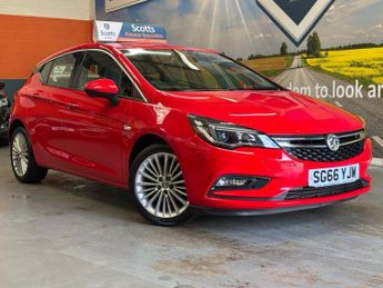 Vauxhall Astra 1.4i Turbo Elite Nav Hatchback 5 Door Petrol Manual Red Euro 6 