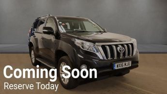 Toyota Land Cruiser 2.8D Icon SUV 5dr Diesel Auto 4WD Euro 6 (7 Seats) (177 ps)