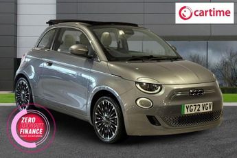 FIAT 500e C 42kWh La Prima Convertible 2dr Electric Auto (118 ps) 1 Owner, T