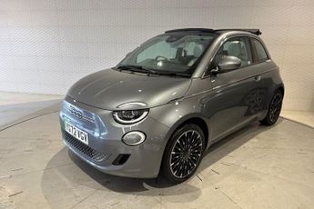 FIAT 500e C 42kWh La Prima Convertible 2dr Electric Auto (118 ps) 1 Owner, T