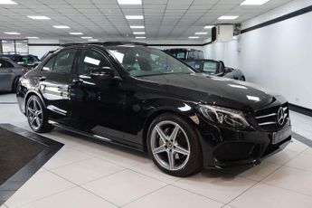 Mercedes C Class 2.0 C200 AMG Line (Premium) Saloon 4dr Petrol G-Tronic+ Euro 6 (