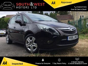 VAUXHALL ZAFIRA TOURER 1.4i Turbo Exclusiv MPV 5dr Petrol Manual Euro 6 (140 ps)