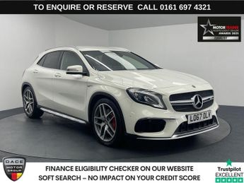 Mercedes GLA 2.0 GLA45 AMG SUV 5dr Petrol SpdS DCT 4MATIC Euro 6 (s/s) (381 p