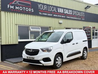 Vauxhall Combo 1.5 Turbo D 2000 Sportive Panel Van 4dr Diesel Manual L1 H1 Euro