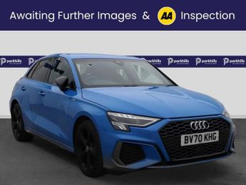 AUDI A3 1.0 TFSI 30 S line Sportback 5dr Petrol Manual Euro 6 (s/s) (110