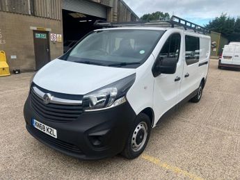 Vauxhall Vivaro 1.6 CDTi 2900 Crew Van Double Cab 5dr Diesel Manual L2 H1 Euro 6