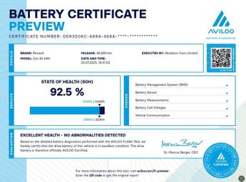 RENAULT ZOE R110 41kWh Dynamique Nav Hatchback 5dr Electric Auto (Battery Le
