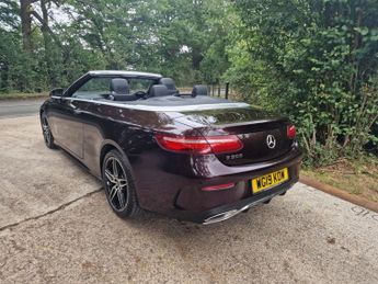 MERCEDES-BENZ E-CLASS 2.0 E300 GPF AMG Line (Premium) Cabriolet 2dr Petrol G-Tronic+ E