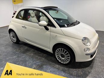 Fiat 500 1.2 Lounge Convertible 2dr Petrol Manual Euro 5 (69 bhp) Air con