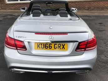 MERCEDES-BENZ E-CLASS 2.1 E220d AMG Line Edition Cabriolet 2dr Diesel G-Tronic+ Euro 6