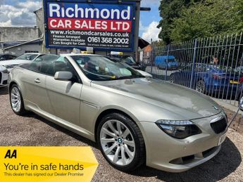 BMW 630 3.0 630i Sport Convertible 2dr Petrol Steptronic Euro 4 (272 ps)