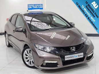 Honda Civic 1.8 i-VTEC EX GT Hatchback 5dr Petrol Manual Euro 5 (s/s) (142 p