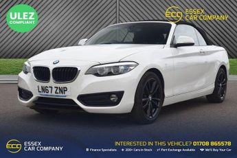 BMW 218 2.0 218d Sport Convertible 2dr Diesel Auto Euro 6 (s/s) (150 ps)