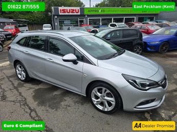 Vauxhall Astra 1.4i Turbo SRi Sports Tourer in silver, 75,000 miles, ULEZ Euro 
