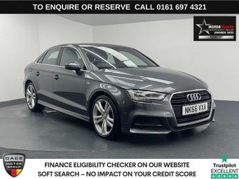 AUDI A3 2.0 TDI S line Saloon 4dr Diesel S Tronic Auto 6Spd Euro 6 (s/s)