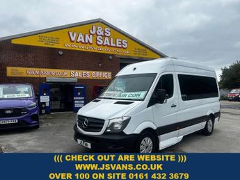 Mercedes Sprinter 314 140 BHP MWB 12 SEATER MINIBUS LEATHER A/C 