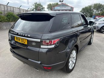 LAND ROVER RANGE ROVER SPORT 3.0 SDV6 HSE 5d-2 OWNER CAR FINISHED CAUSEWAY GREY WITH IVORY LE