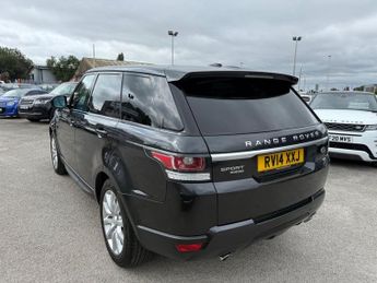 LAND ROVER RANGE ROVER SPORT 3.0 SDV6 HSE 5d-2 OWNER CAR FINISHED CAUSEWAY GREY WITH IVORY LE