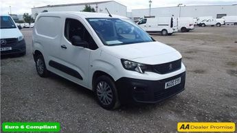 Peugeot Partner 1.5 BlueHDi SWB Van, 75.500 miles, 5 Speed Manual, Air Con, Blue