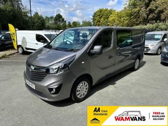 Vauxhall Vivaro 1.6 CDTi 2900 Sportive Crew Van Double Cab 5dr Diesel Manual L2 