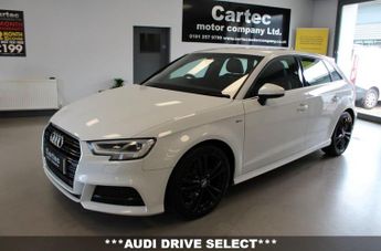 AUDI A3 2.0 TFSI S line Sportback 5dr Petrol S Tronic Euro 6 (s/s) (190 
